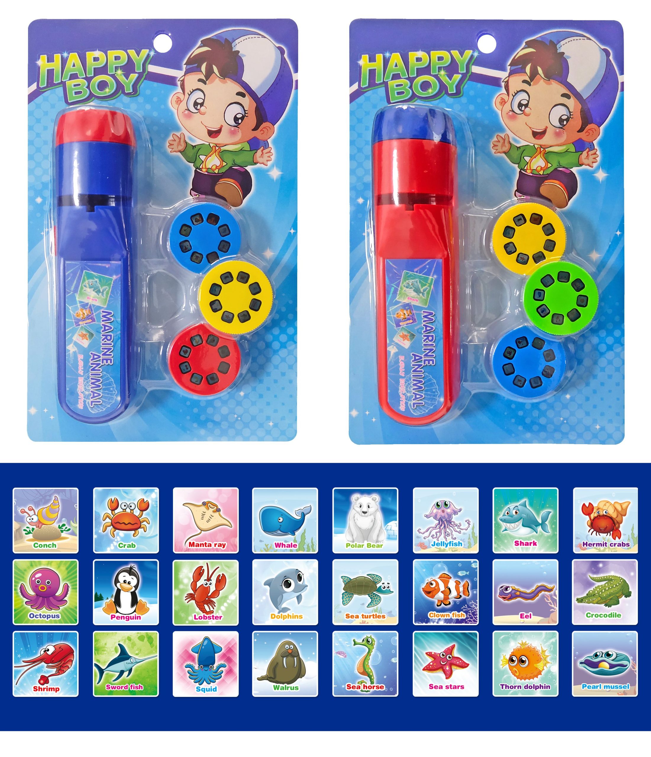 Φωτογραφία προϊόντος: Blue Toys Προτζέκτορας Mini Ζωάκια του Βυθού (MKM650857)