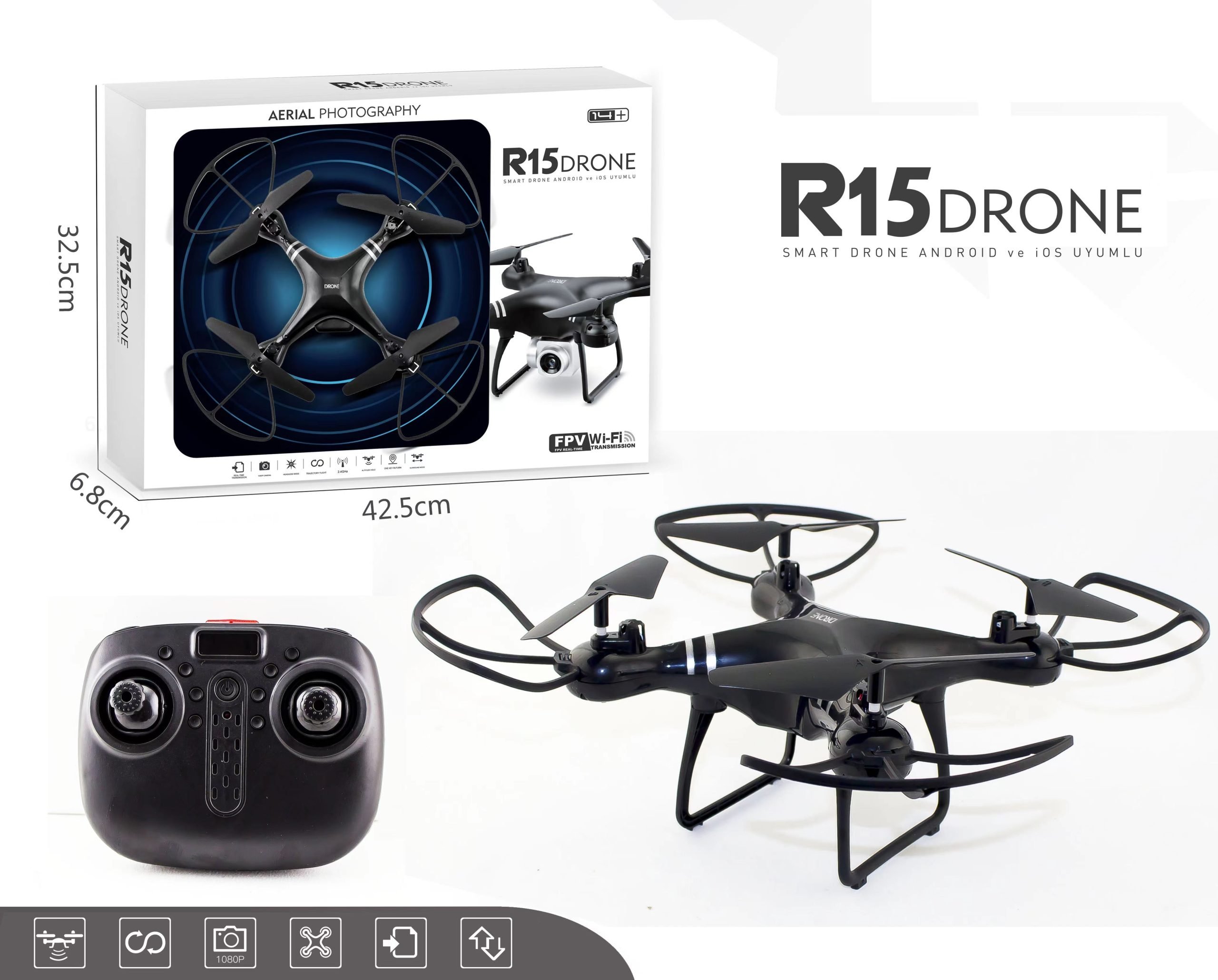 Φωτογραφία προϊόντος: Blue Toys R/C Τηλεκατευθυνόμενο Drone (MKQ305910)