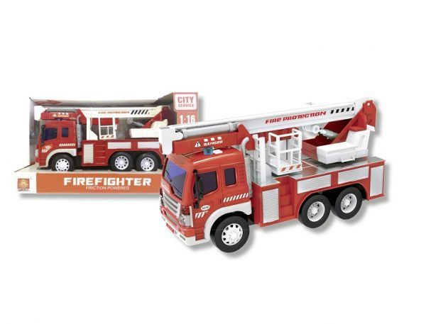 Φωτογραφία προϊόντος: Blue Toys Πυροσβεστικό Όχημα Με Φώτα Και Ήχους Κόκκινο (MKK765249)