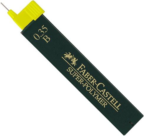 Φωτογραφία προϊόντος: Faber-Castell Μύτες Για Μηχανικό Μολύβι 0.35mm B (12303112)