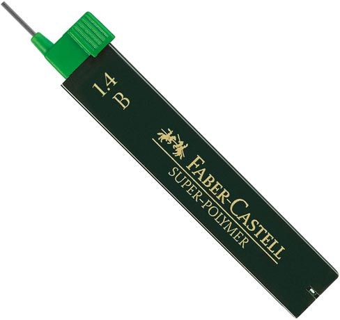 Φωτογραφία προϊόντος: Faber-Castell Μύτες Για Μηχανικό Μολύβι Polymer Leads 1.4mm (12303139)
