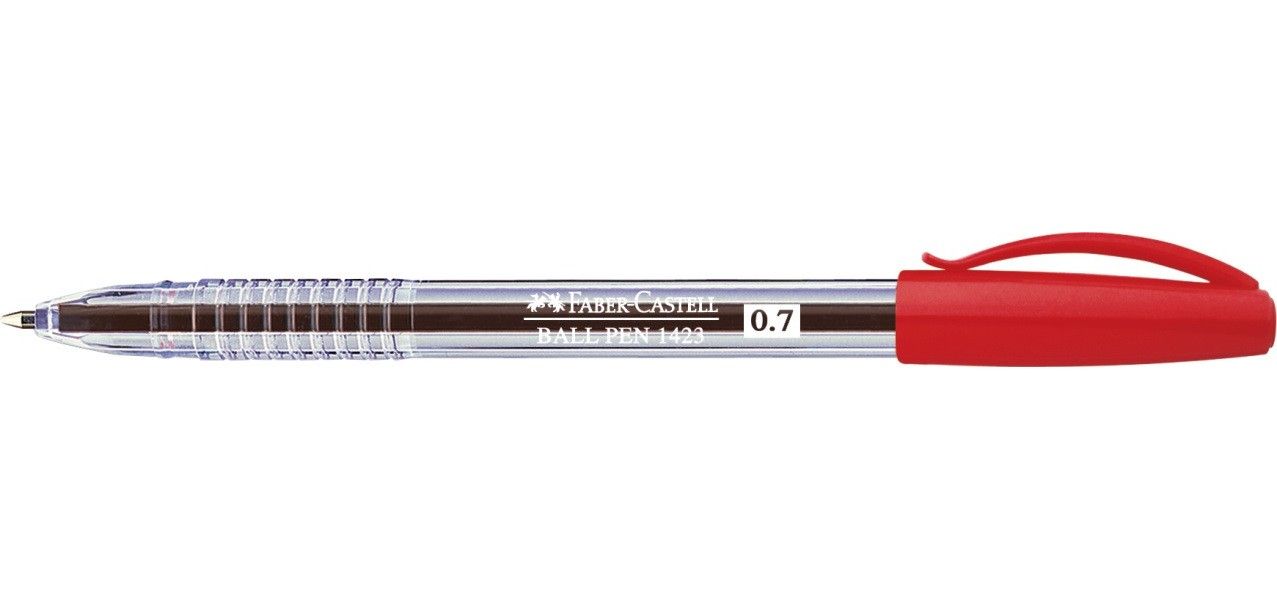 Φωτογραφία προϊόντος: Faber-Castell Στυλό Ballpen Κοκκινο 0.7mm (12308316)