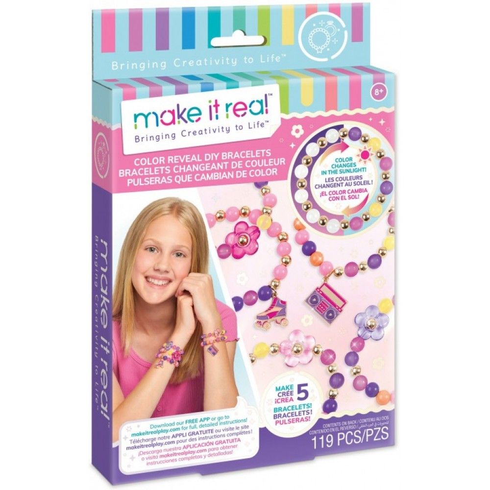 Φωτογραφία προϊόντος: Make It Real- Color Reveal DIY Bracelets (1217)