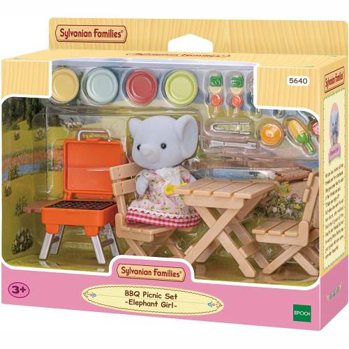 Φωτογραφία προϊόντος: Epoch Sylvanian Families BBQ Picnic - Elephant Girl Σετ Μπάρμπεκιου Πικ-Νικ και κοριτσάκι ελεφαντάκι (5640)