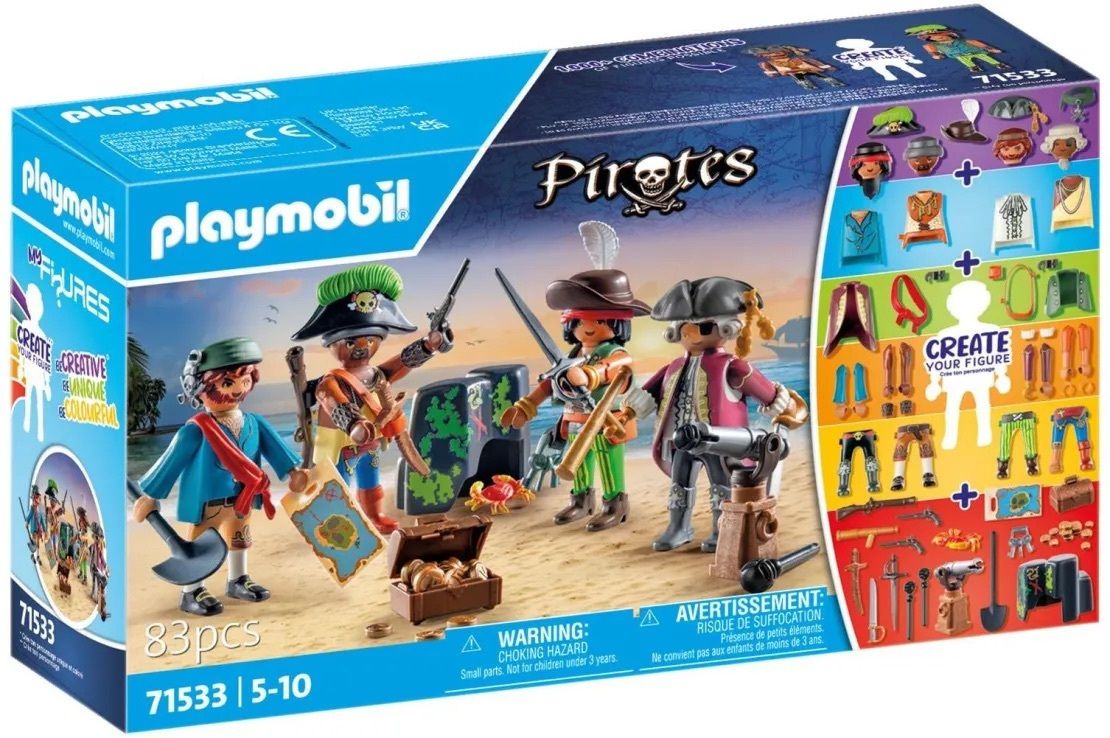 Φωτογραφία προϊόντος: Playmobil My Figures Πειρατές (71533)