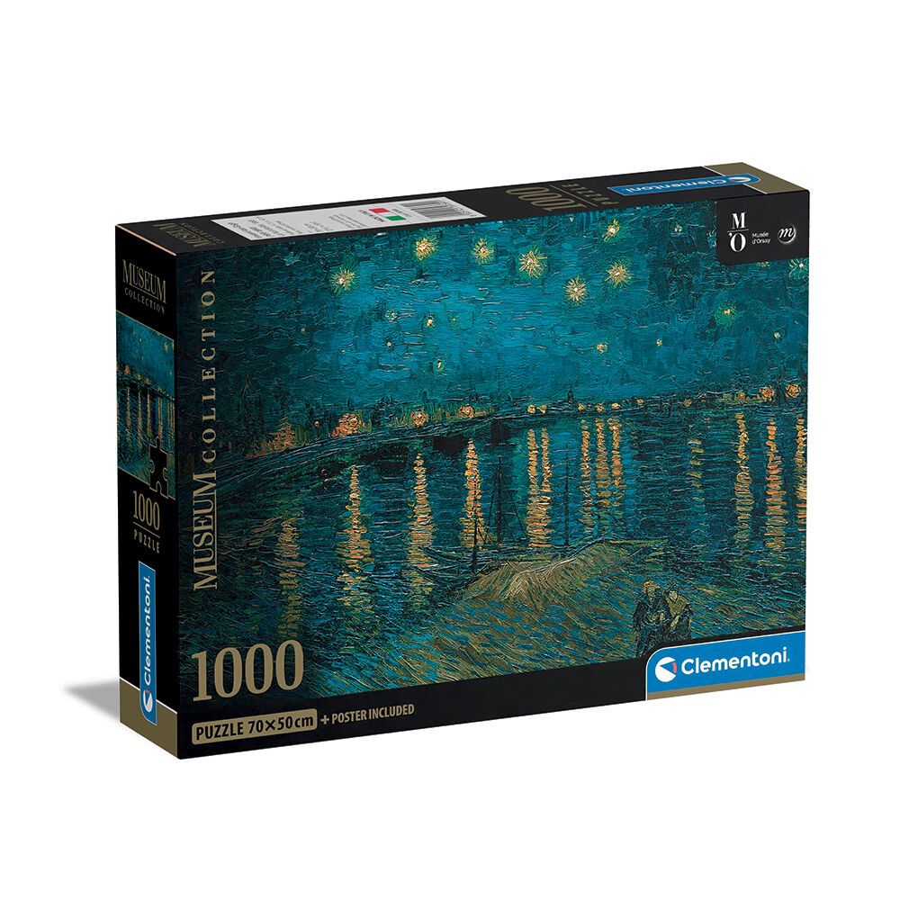 Φωτογραφία προϊόντος: Clementoni Παζλ 1000 Van Gogh: Έναστρη Νύχτα Πάνω Από Το Ρήνο (1260-39789)