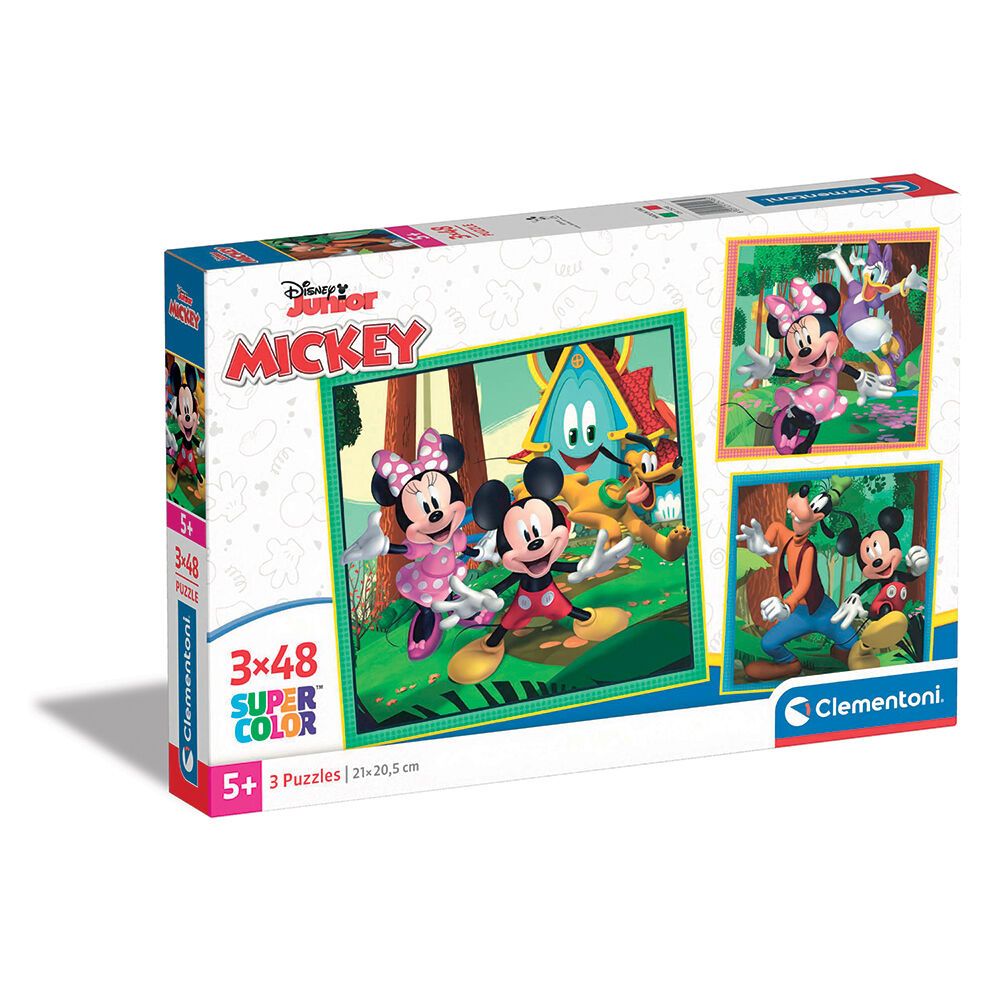 Φωτογραφία προϊόντος: Clementoni Παιδικό Παζλ Super Color Mickey And Friends 3x48 (1200-25298)