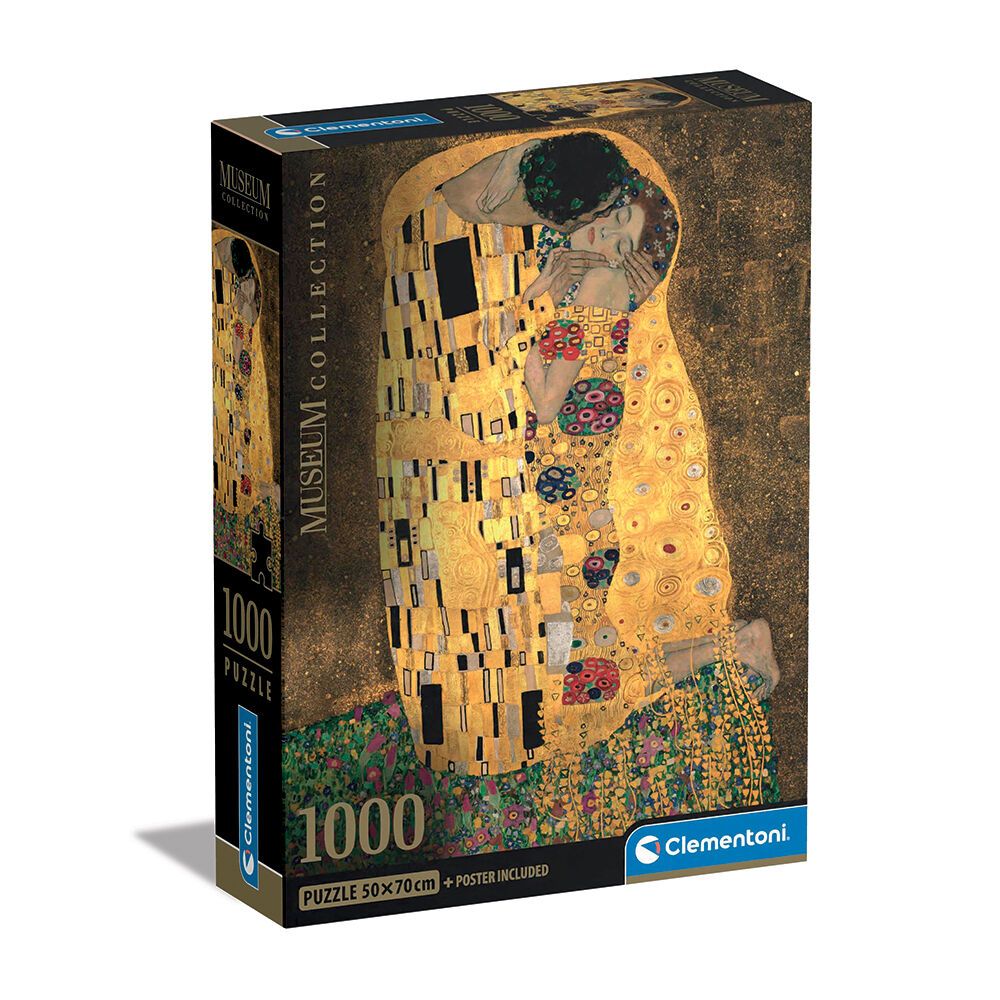 Φωτογραφία προϊόντος: Clementoni Παζλ 1000 Museum Collection Klimt: Το Φιλί (1260-39790)