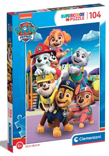 Φωτογραφία προϊόντος: Clementoni Παζλ 104 Super Color Paw Patrol (1210-27178)