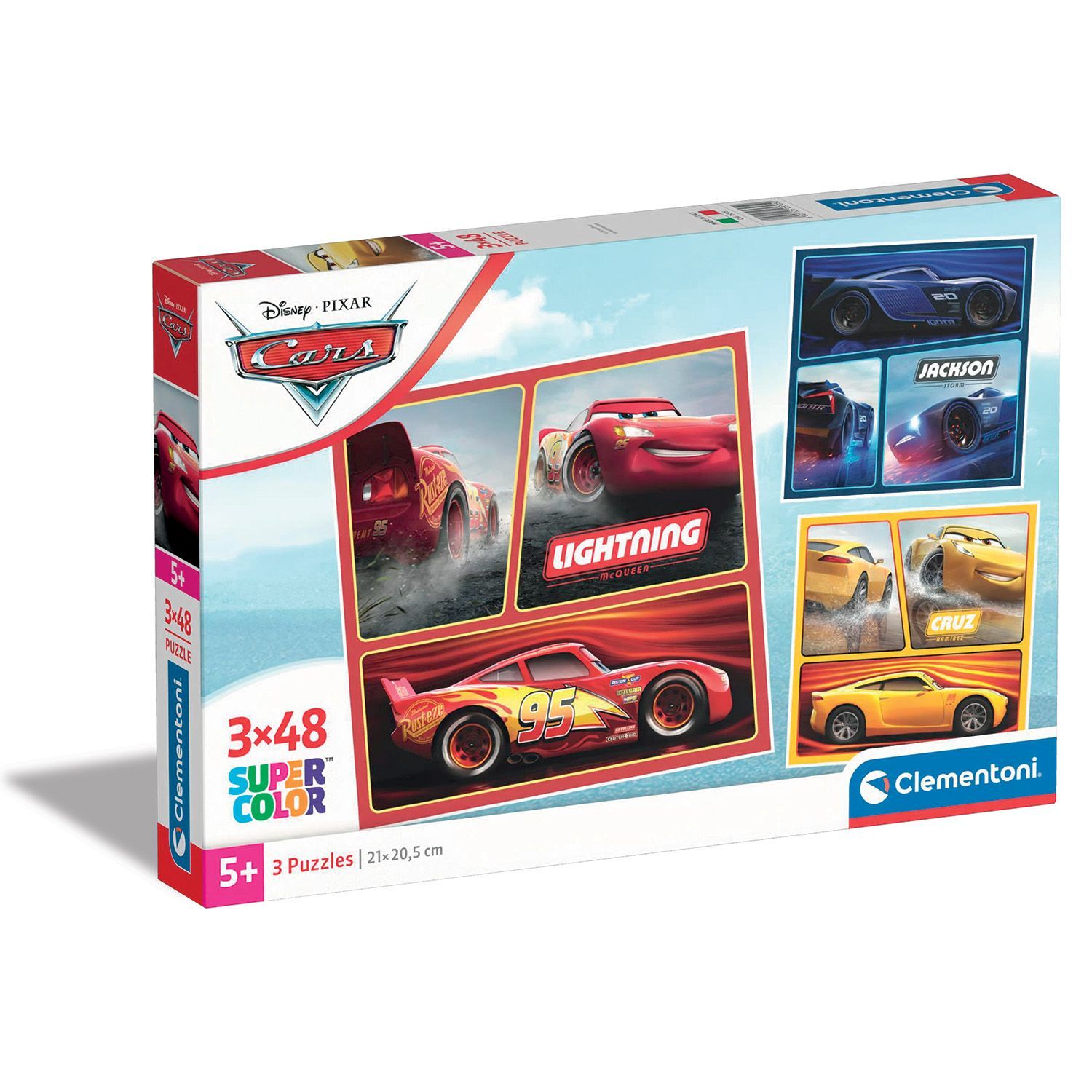 Φωτογραφία προϊόντος: Clementoni Παζλ 3x48 Super Color Cars (1200-25305)