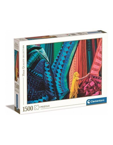Φωτογραφία προϊόντος: Clementoni Παζλ 1500 High Quality Πολύχρωμα Κυματιστά Υφάσματα (1220-31706)