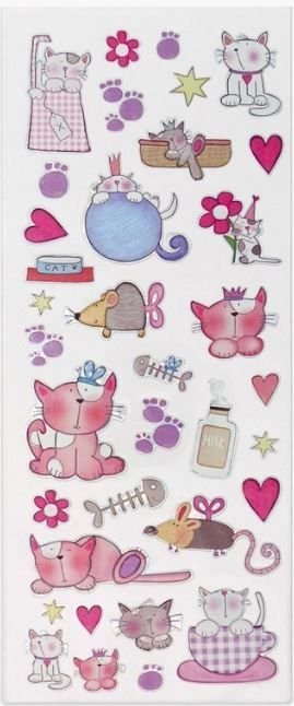 Φωτογραφία προϊόντος: Exas Aυτοκόλλητα Stickers Cute Cats (145705000)