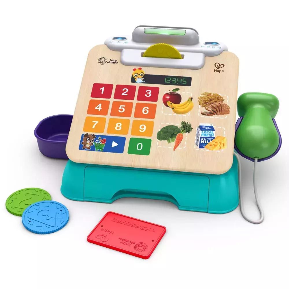 Φωτογραφία προϊόντος: Hape Ξύλινο Magic Touch Ταμειακή Μηχανή (800914G53)