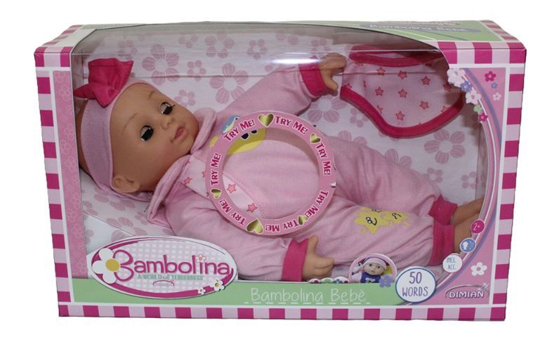 Φωτογραφία προϊόντος: Just Toys Κούκλα Bambolina 34εκ Μιλάει Ελληνικά (BD348)