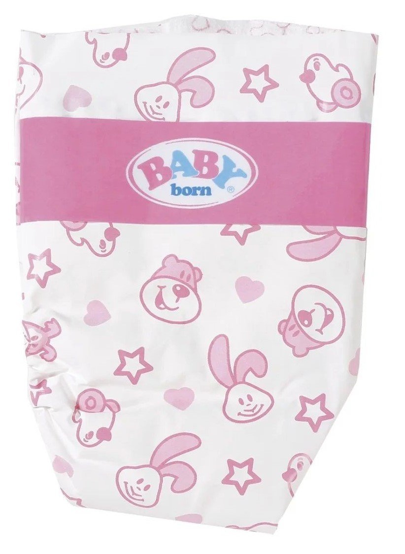 Φωτογραφία προϊόντος: Zapf Creation Zapf Baby Born Πάνες Μωρού Με Σχέδια 5 τμχ (826508-116222)