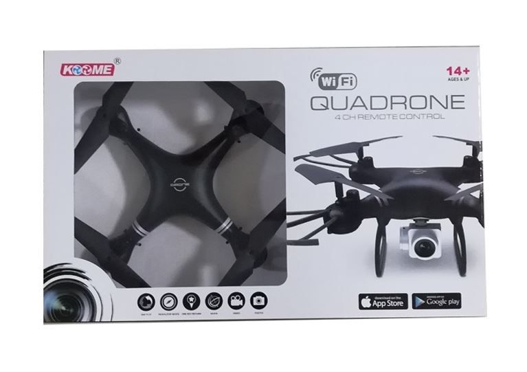 Φωτογραφία προϊόντος: Blue Toys R/C Drone Quadrone με Wi-Fi (MKL422267)