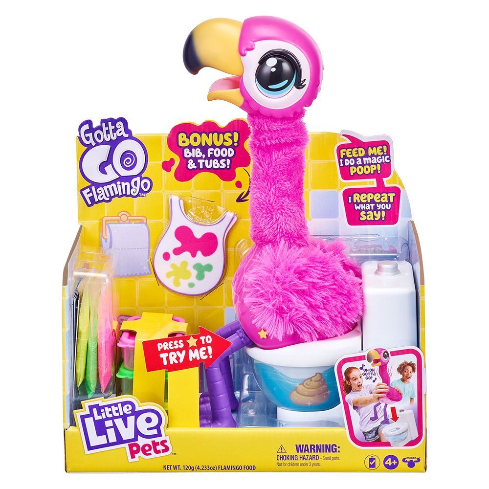 Φωτογραφία προϊόντος: Giochi Preziosi Little Live Pets Gotta Go Μπίνγκο Το Φλαμίνγκο (LPG03000)