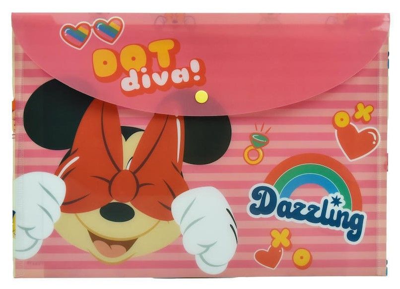 Φωτογραφία προϊόντος: Gim Φάκελος Κουμπί Minnie (340-37580)