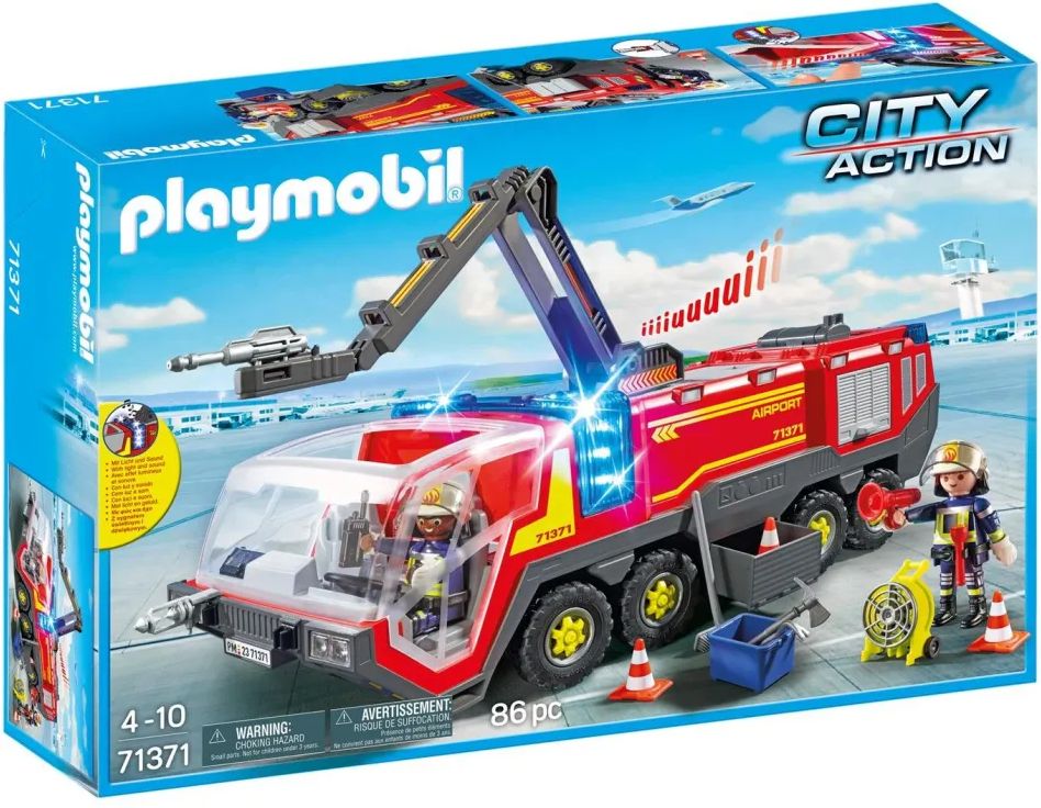Φωτογραφία προϊόντος: Playmobil Πυροσβεστικό Όχημα Με Φώτα, Ήχο και Πυροσβεστικό Κανόνι (71371)