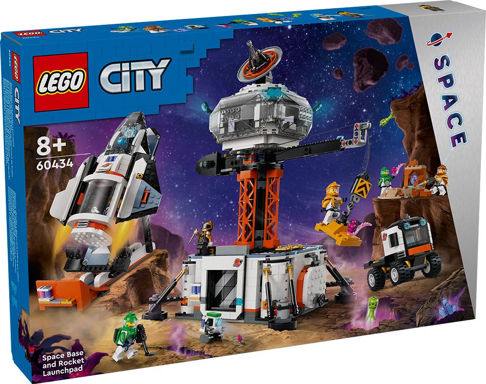 Φωτογραφία προϊόντος: LEGO City Διαστιμική Βάση Και Πλατφόρμα Εκτόξευσης Πυραύλων (60434)