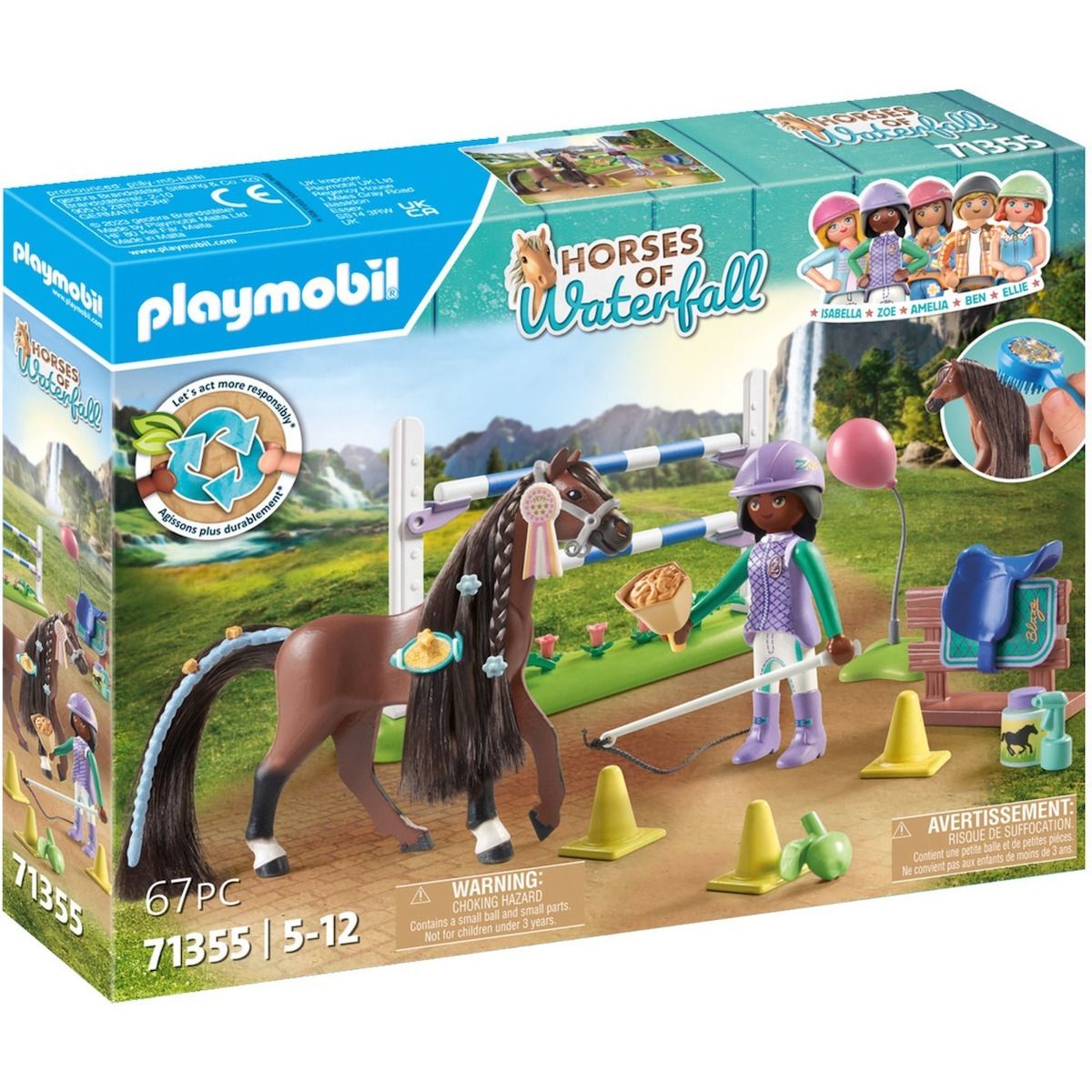 Φωτογραφία προϊόντος: Playmobil Εκπαίδευση Αλόγου Με την Zoe και τον Blaze (71355)