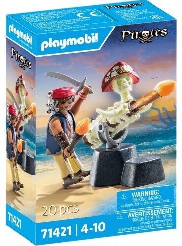 Φωτογραφία προϊόντος: Playmobil Πειρατής Με Κανόνι (71421)