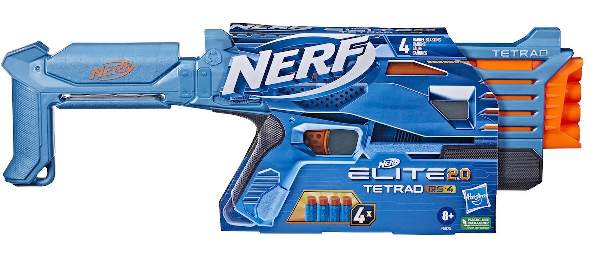 Φωτογραφία προϊόντος: Hasbro Nerf Elite 2.0 Tetrad Qs 4 (F5025)