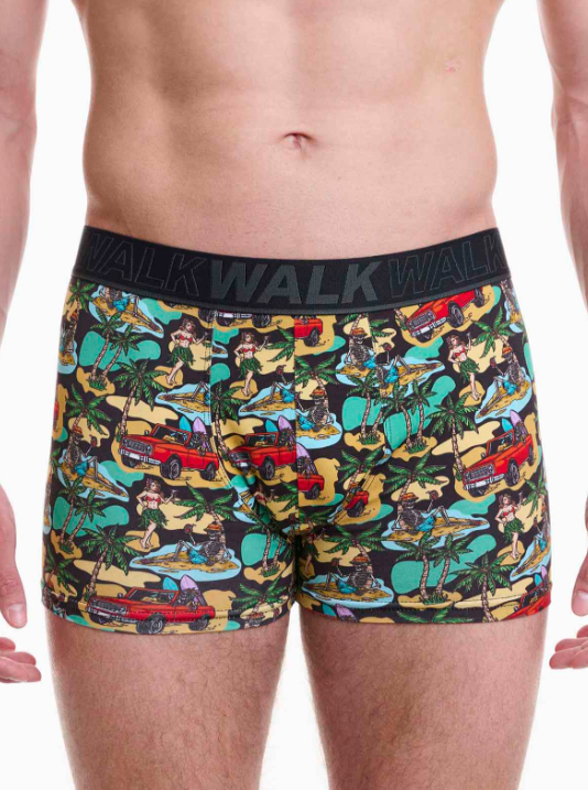 Φωτογραφία προϊόντος: Walk ανδρικό boxer με σχέδιο(Hawaii) W1754-15-1