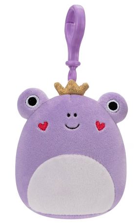 Φωτογραφία προϊόντος: Squishmallows Λούτρινο Μπρελοκ 9εκ Valentine Francine Ο Βάτραχος (JWSQ0161-6)