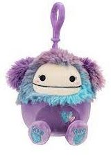 Φωτογραφία προϊόντος: Squishmallows Λούτρινο Μπρελοκ 9εκ Valentine Eden O Μεγαλοπατούσας (JWSQ0161-2)
