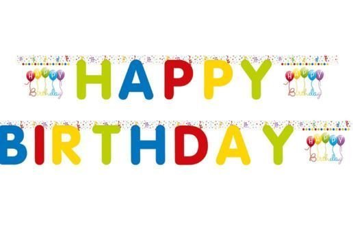 Φωτογραφία προϊόντος: Procos Party Γιρλάντα Χάρτινη Happy Birthday (81849)