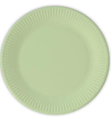 Φωτογραφία προϊόντος: Procos Party Πιάτα Μεγάλα Decorata Solid Colour Mint Παστέλ 23εκ 8τεμ (94571)