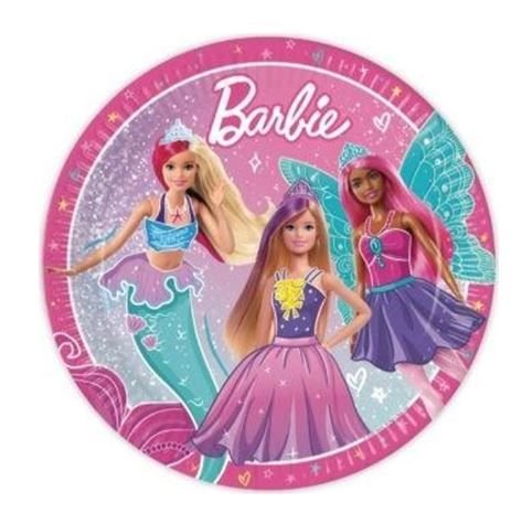 Φωτογραφία προϊόντος: Procos Party Πιάτα Μεγάλα Decorata Barbie Fantasy 23εκ 8τεμ (94566)