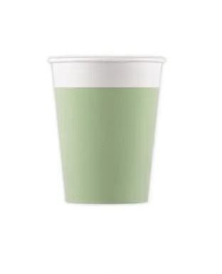 Φωτογραφία προϊόντος: Procos Party Ποτήρια Decorata Solid Colour Mint Παστέλ 8 τεμ (94572)