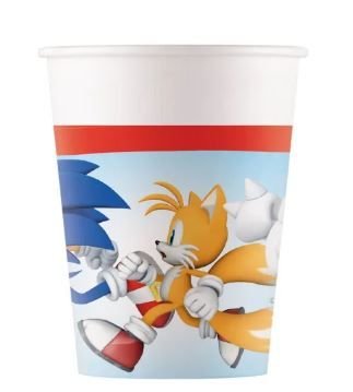 Φωτογραφία προϊόντος: Procos Party Ποτήρια Χάρτινα Sonic 8 τεμ 200ml (95650)