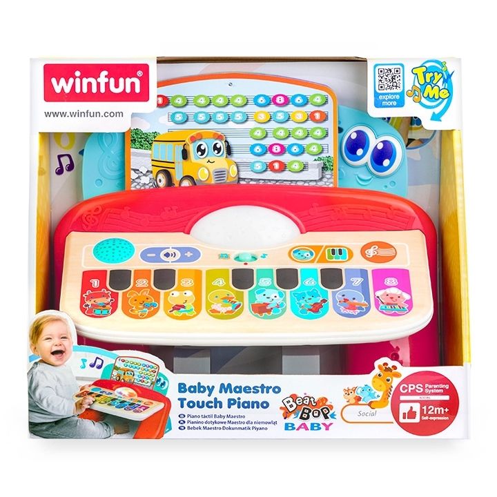 Φωτογραφία προϊόντος: Winfun Μελωδικό Πιανάκι Baby Maestro Touch Piano (230801-NL)