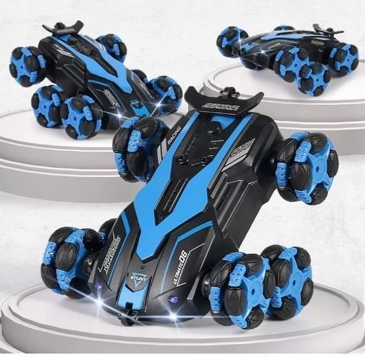 Φωτογραφία προϊόντος: Blue Toys R/C Τηλεκατευθυνόμενο Αυτοκίνητο Stunt Car με 6 Ρόδες Μπαταρία και Usb (MKR045566)