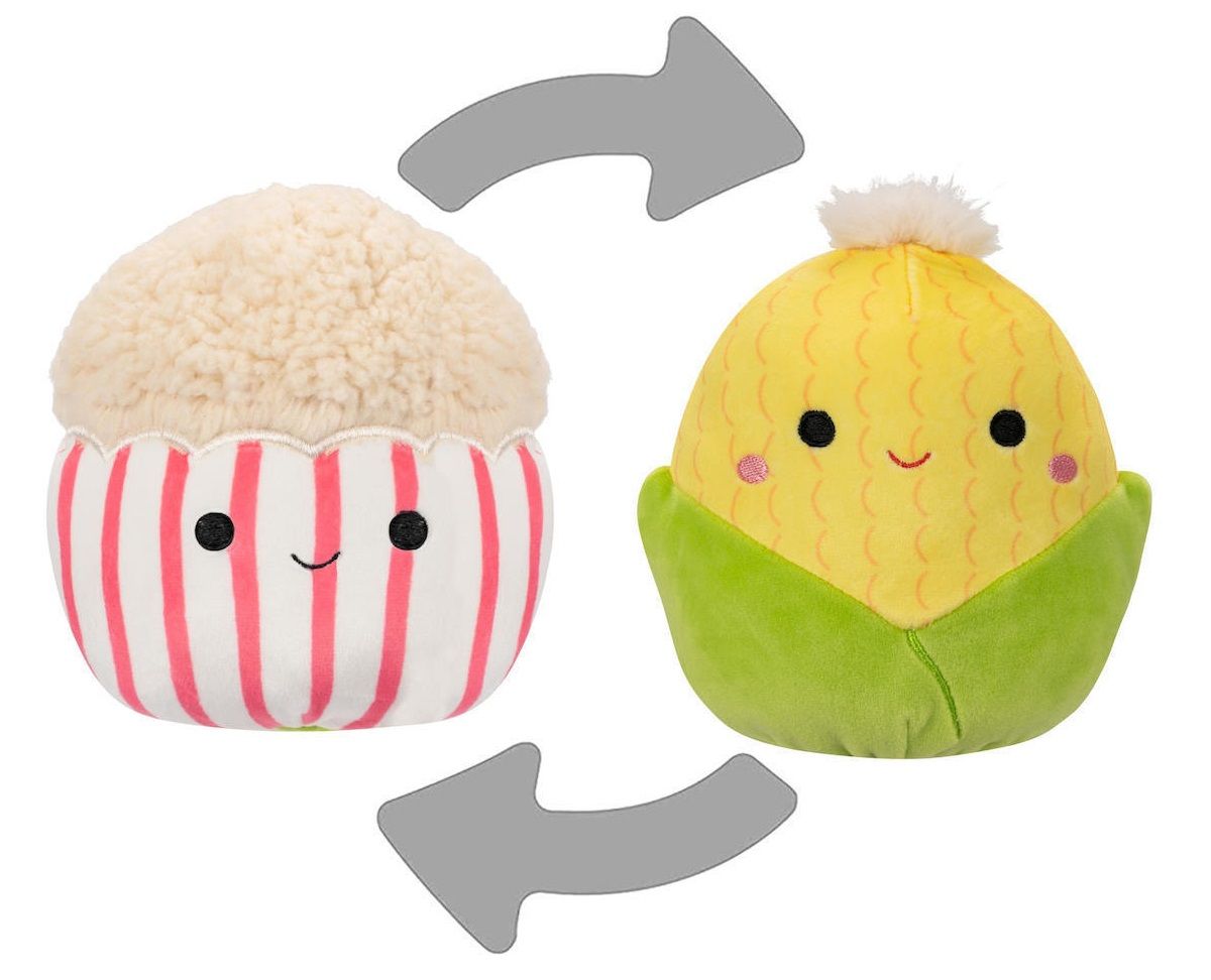 Φωτογραφία προϊόντος: Squishmallows Λούτρινο Flipmallows Καλαμπόκι-Ποπ Κορν 13εκ (JWSQ0128)