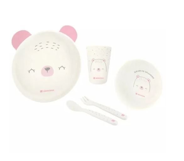 Φωτογραφία προϊόντος: Kikka Boo Kikkaboo Σετ Φαγητού PP Bear With Me Pink (31302040134)