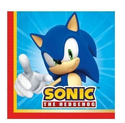 Φωτογραφία προϊόντος: Procos Party Χαρτοπετσέτες Sonic 20τεμ (95651)