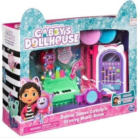 Φωτογραφία προϊόντος: Spin Master Μaster Gabbys's Dollhouse: Δωμάτια Κουκλόσπιτου Δωμάτιο Μουσικής (6065830)