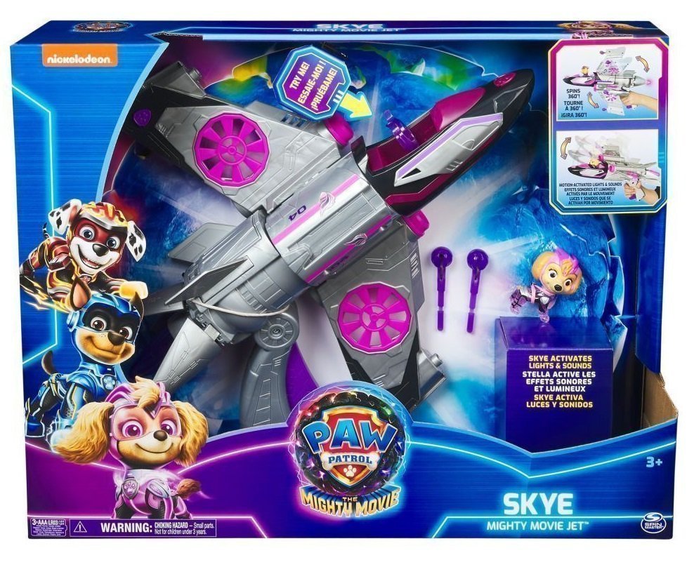 Φωτογραφία προϊόντος: Spin Master Paw Patrol Might Movie Themed Skye Deluxe Vehicle (6067498)