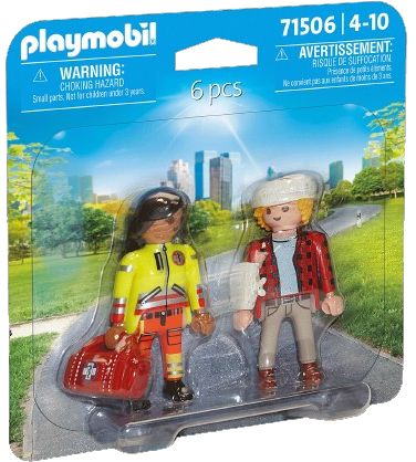 Φωτογραφία προϊόντος: Playmobil Duo Pack Διασώστης Και Τραυματίας (71506)
