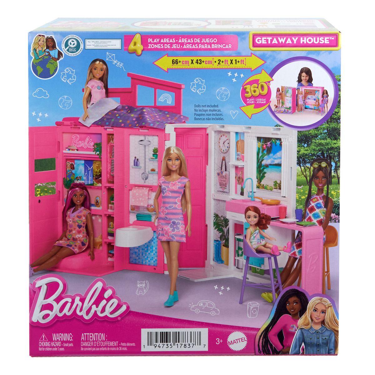Φωτογραφία προϊόντος: Mattel Barbie Σπιτάκι Βαλιτσάκι (HRJ76)