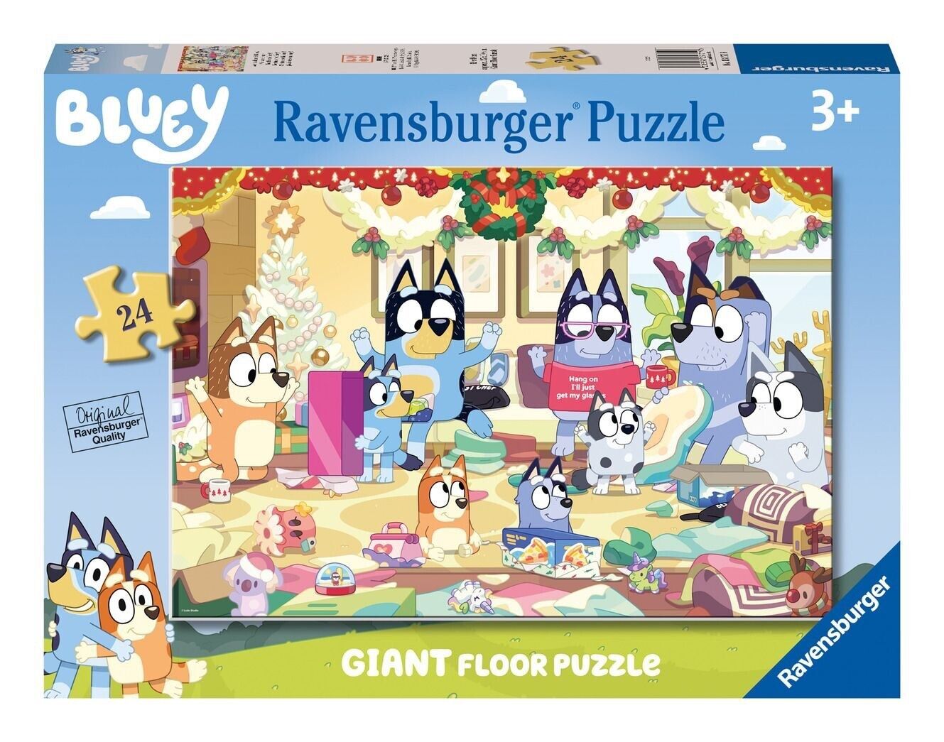 Φωτογραφία προϊόντος: Παζλ Δαπέδου Ravensburger Bluey 24τμχ (03171)