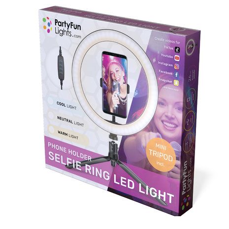 Φωτογραφία προϊόντος: PartyFun Lights Δαχτυλίδι Selfie Φως 26εκ (86492)