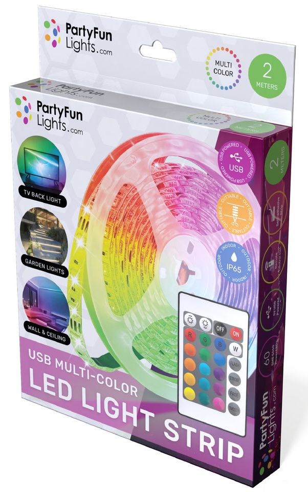 Φωτογραφία προϊόντος: PartyFun Lights Party Led Ταινία 2μ (86807)