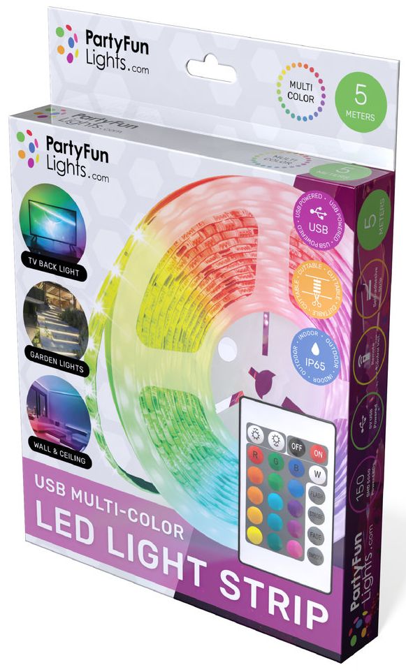 Φωτογραφία προϊόντος: PartyFun Lights Party Led Ταινία 5μ (86809)