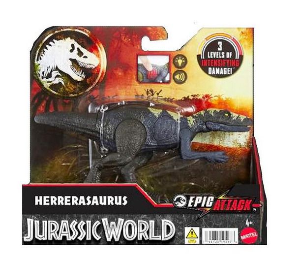 Φωτογραφία προϊόντος: Mattel Jurassic World Epic Attack Herrerasaurus (HTP66)
