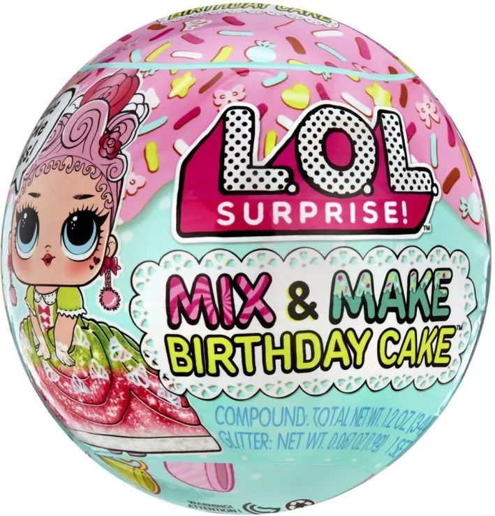 Φωτογραφία προϊόντος: MGA Entertainment L.O.L Surprise Mix and Make Birthday Cake Κούκλα (593140EUC)